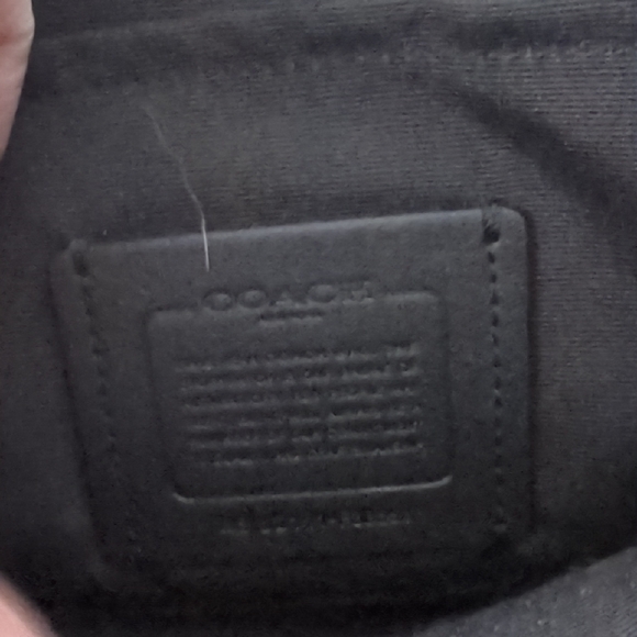 Coach Black Crossbody Bag with Gold Accents - Picture 8 of 9